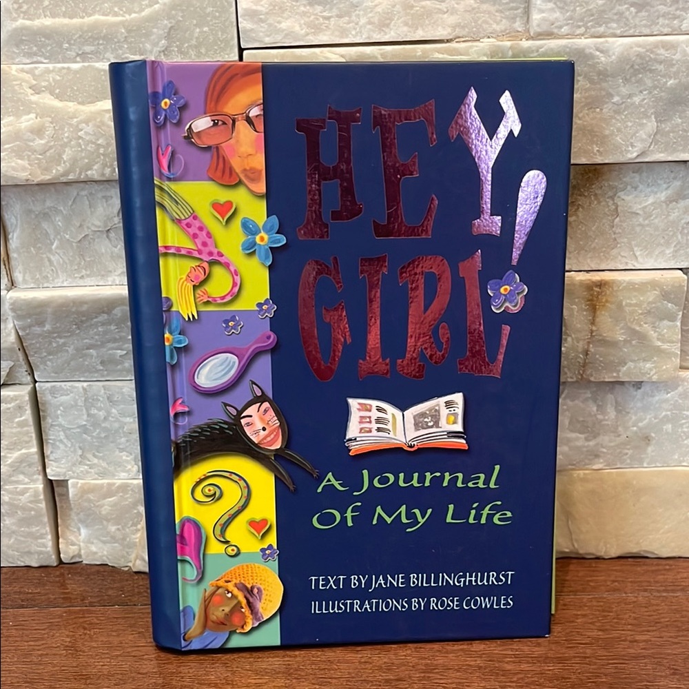Hey Girl Journal with Colorful Illustrations NEW
